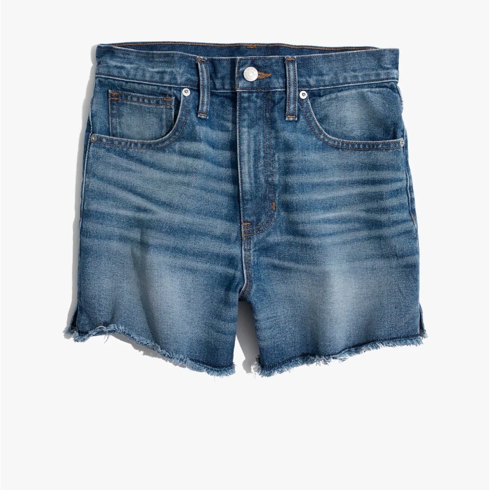 Madewell Perfect Jean Shorts Size 26 NWOT Classic Mid Rise Denim Summer Shorts